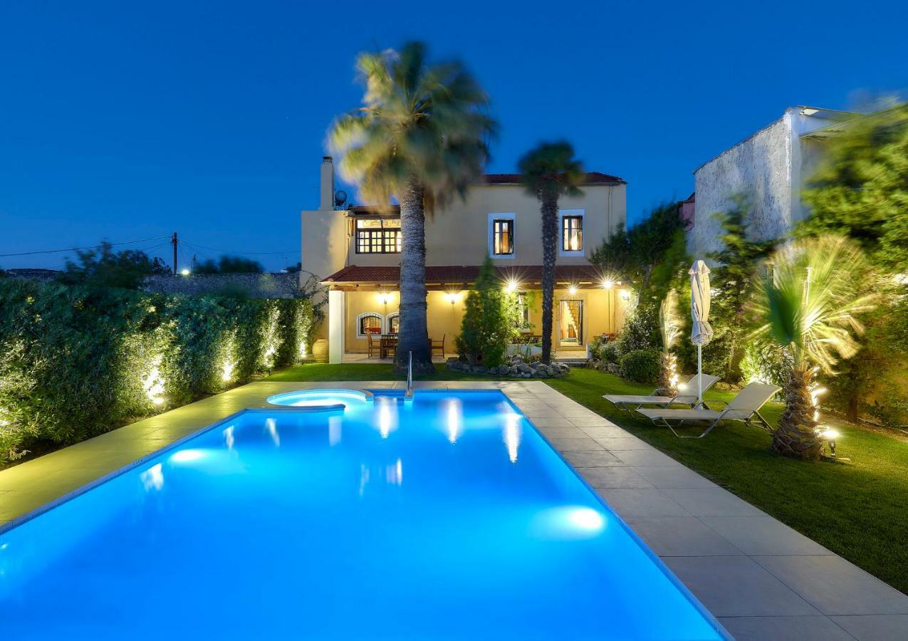 Castello Villa Daphnes - Private Pool & Whirlpool Dhafnes Exterior photo